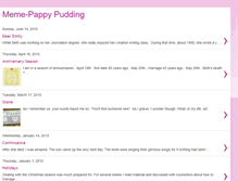 Tablet Screenshot of memepappypudding.blogspot.com