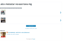 Tablet Screenshot of alex-motostar-novaserrana-mg.blogspot.com