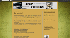 Desktop Screenshot of invasordintimitats.blogspot.com