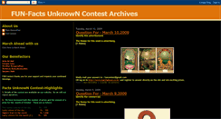 Desktop Screenshot of fun-factsunknowncontest.blogspot.com