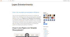 Desktop Screenshot of lopesentretenimento.blogspot.com