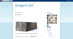 Desktop Screenshot of gingersgirl.blogspot.com