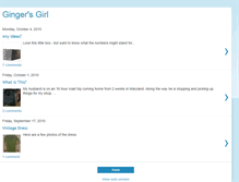 Tablet Screenshot of gingersgirl.blogspot.com