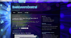 Desktop Screenshot of bookloverscentral.blogspot.com