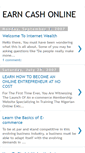 Mobile Screenshot of earncashonthenet.blogspot.com