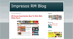 Desktop Screenshot of impresos-rm.blogspot.com