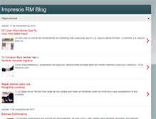 Tablet Screenshot of impresos-rm.blogspot.com