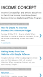 Mobile Screenshot of incomeconcept.blogspot.com