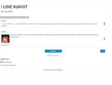 Tablet Screenshot of ilovekunyut.blogspot.com