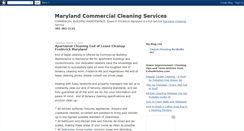 Desktop Screenshot of marylandcommercialcleaning.blogspot.com