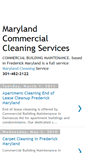 Mobile Screenshot of marylandcommercialcleaning.blogspot.com