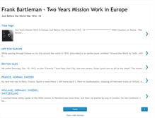 Tablet Screenshot of frankbartleman-mission.blogspot.com