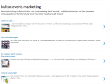 Tablet Screenshot of kultur-event-marketing.blogspot.com