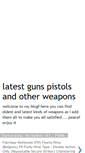 Mobile Screenshot of guns-pistols-weapons.blogspot.com