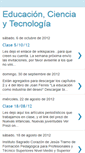 Mobile Screenshot of educienciaytecnologia.blogspot.com