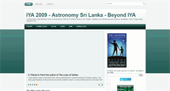 Desktop Screenshot of iya2009sl.blogspot.com