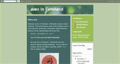 Desktop Screenshot of alexinfemiland.blogspot.com