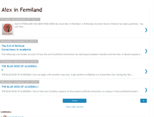 Tablet Screenshot of alexinfemiland.blogspot.com