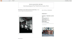 Desktop Screenshot of diekleineburg.blogspot.com