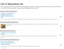 Tablet Screenshot of lifeinwaynesboroga.blogspot.com