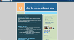 Desktop Screenshot of blogdocepiaui.blogspot.com