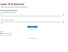 Tablet Screenshot of lettertoexboyfrien16.blogspot.com