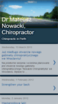 Mobile Screenshot of chiro-perth.blogspot.com