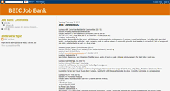 Desktop Screenshot of bbicjobbank.blogspot.com