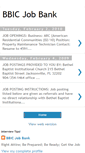 Mobile Screenshot of bbicjobbank.blogspot.com