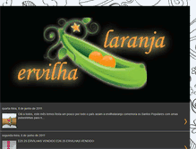 Tablet Screenshot of ervilhalaranja.blogspot.com