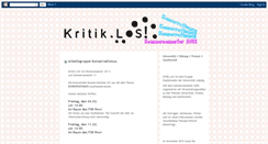 Desktop Screenshot of kritiklos.blogspot.com