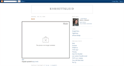 Desktop Screenshot of korsett-kleid.blogspot.com