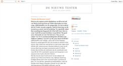 Desktop Screenshot of nieuwetester.blogspot.com