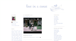 Desktop Screenshot of loveinacanoe.blogspot.com