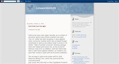 Desktop Screenshot of caymanobserver.blogspot.com