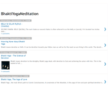 Tablet Screenshot of bhaktiyogameditation.blogspot.com