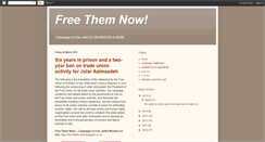Desktop Screenshot of free-them-now.blogspot.com