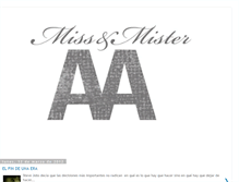 Tablet Screenshot of missandmisteraa.blogspot.com