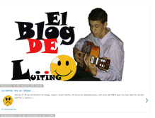 Tablet Screenshot of elblogdeluitingo.blogspot.com