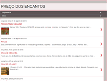 Tablet Screenshot of precosdosencantos.blogspot.com