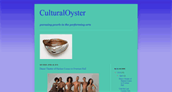 Desktop Screenshot of culturaloysterwut.blogspot.com
