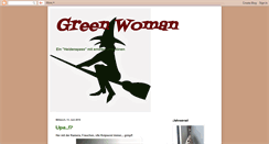 Desktop Screenshot of gruenefrau.blogspot.com