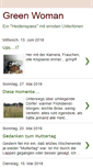 Mobile Screenshot of gruenefrau.blogspot.com
