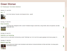 Tablet Screenshot of gruenefrau.blogspot.com