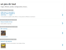 Tablet Screenshot of gaby-unpeudetout.blogspot.com