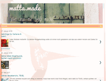 Tablet Screenshot of matta-made.blogspot.com