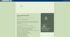 Desktop Screenshot of gaydownunderoz.blogspot.com