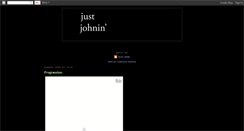 Desktop Screenshot of justjohnin.blogspot.com