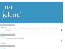 Tablet Screenshot of justjohnin.blogspot.com