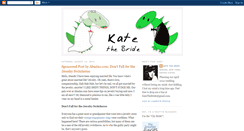 Desktop Screenshot of katethebride.blogspot.com